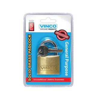 50mm Heavy Duty Brass Padlock